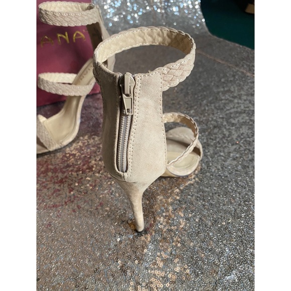 ❌SOLD❌ Nude Braided Strap Heels - Picture 3 of 4